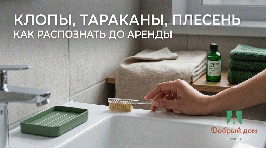 Клопы, тараканы и плесень в съёмной квартире: как распознать до аренды в Тюмени