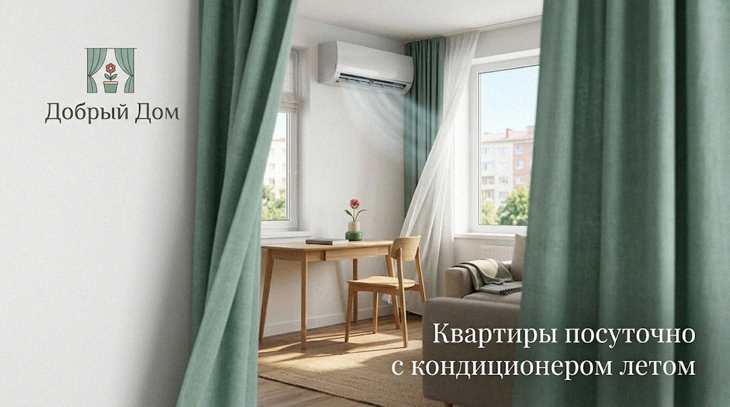 Квартиры посуточно в Тюмени: где снять с кондиционером летом