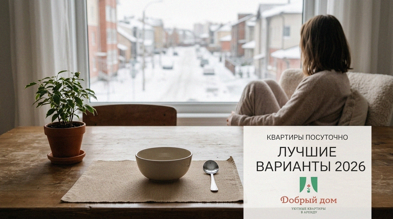 Снять квартиру посуточно в Тюмени: цены и лучшие варианты на 2026 год