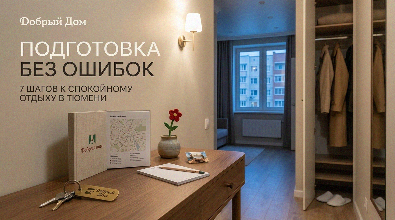 Снять квартиру посуточно: 7 шагов, чтобы подготовиться без ошибок