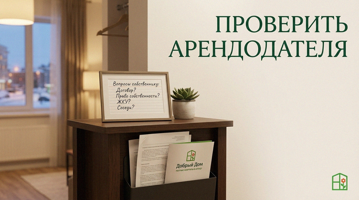 Снять квартиру в Тюмени: как проверить арендодателя перед заселением