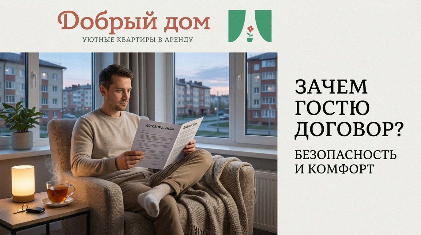 Квартиры посуточно: зачем гостю договор аренды