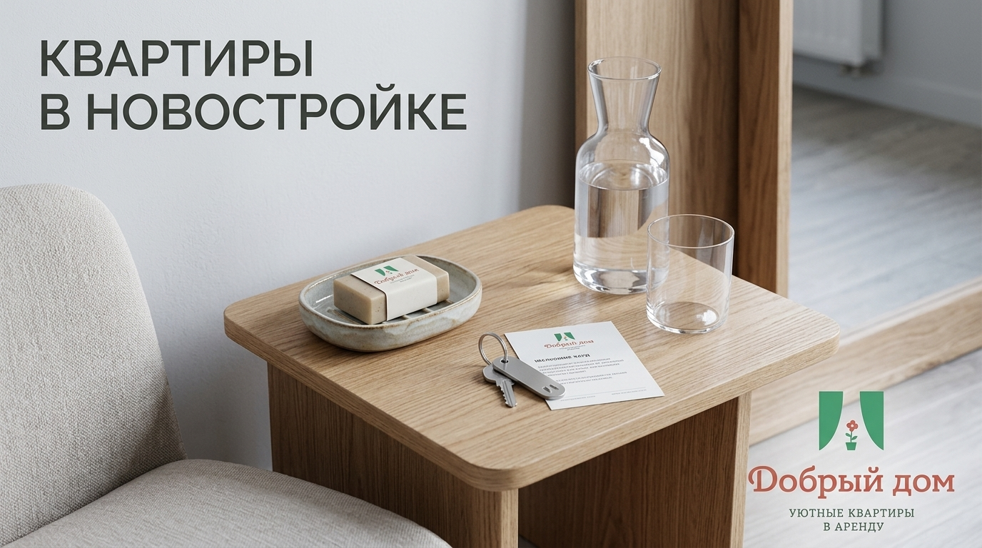 Квартиры посуточно в Тюмени: новостройка с ремонтом