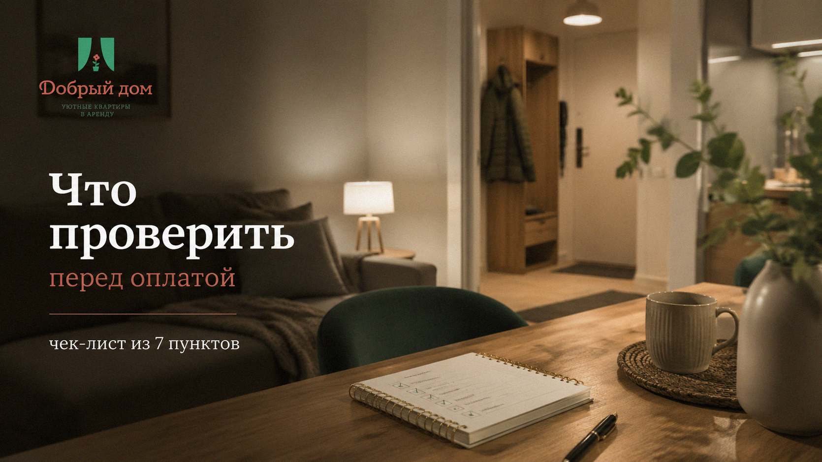 Квартира посуточно: что проверить перед оплатой — чек-лист из 7 пунктов