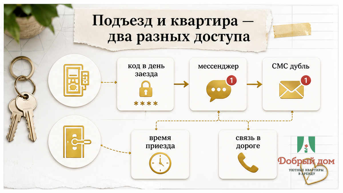 Схема доставки кодов в мессенджер и СМС с напоминанием проверить связь в дороге.