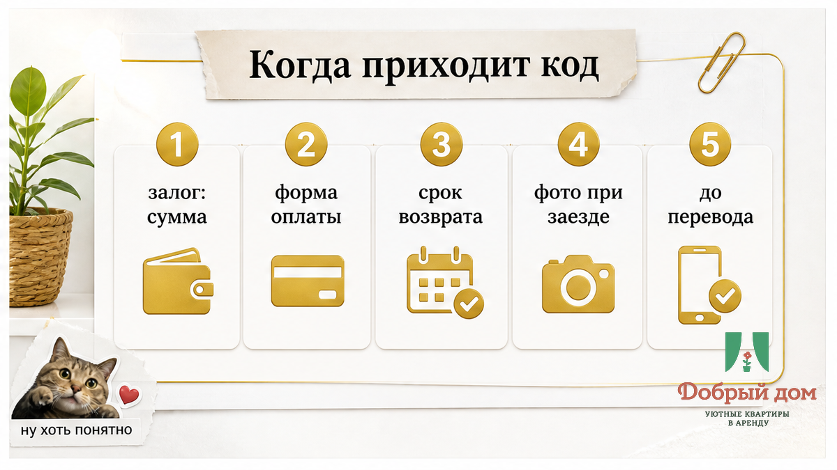 Инфографика перечисляет, что проверить до оплаты: залог, способ оплаты, срок возврата и фото при заезде.