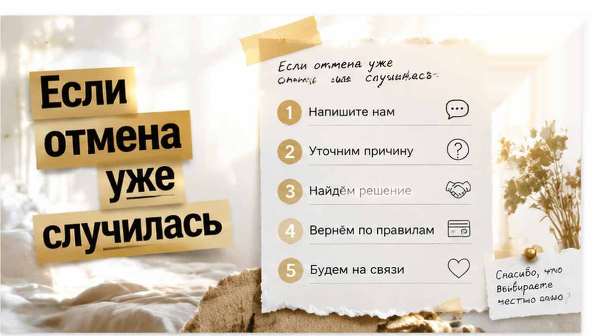 Что сохранить в переписке и как запросить расчёт удержания предоплаты