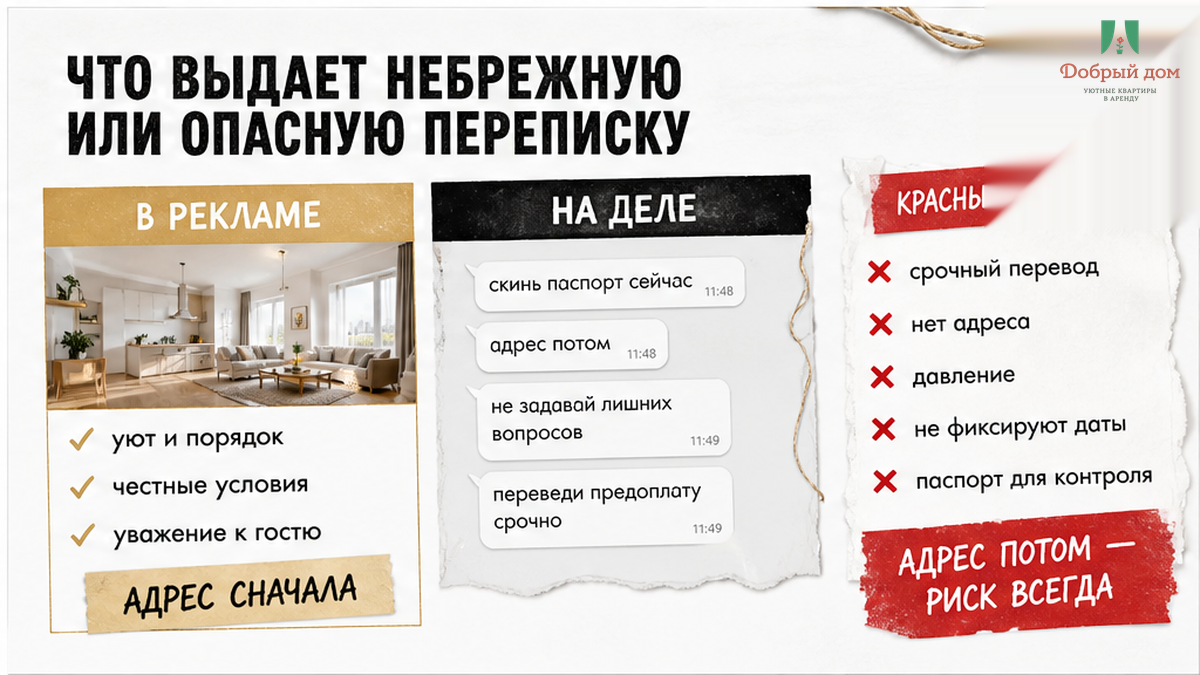Срочный перевод — красный флаг