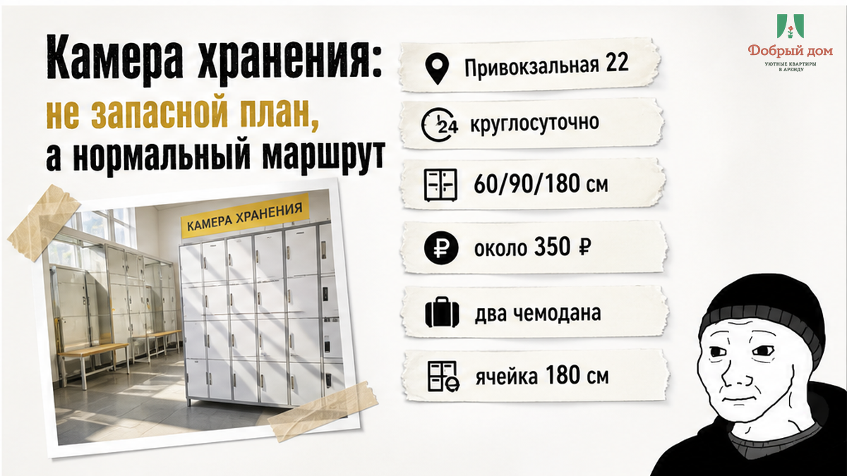 Камера хранения Тюмень: размеры ячеек и адрес