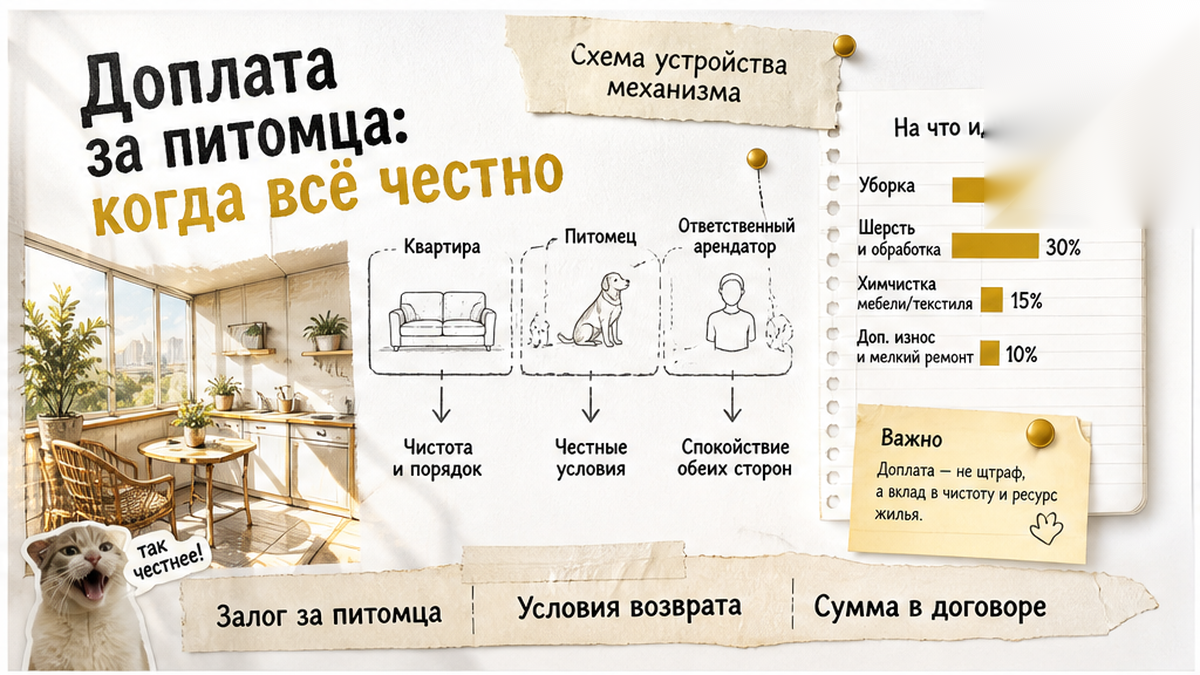 Схема доплаты за питомца: за что берут и когда честно