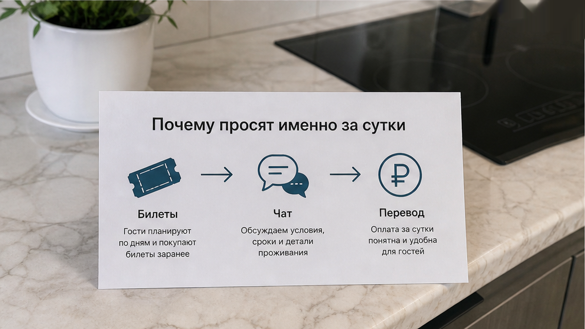 За сутки до заезда просят перевод, когда билеты уже куплены.