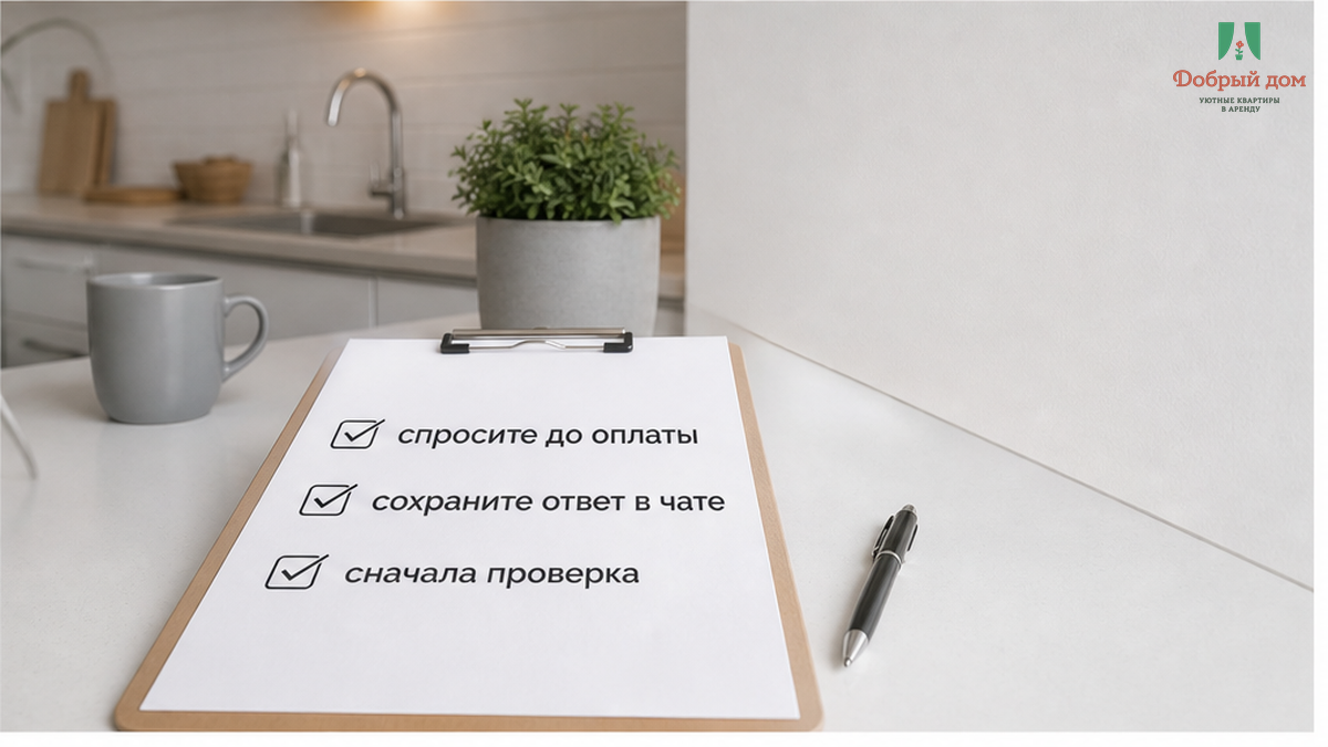Перед оплатой: спросить про каждое место, сохранить ответ в чате — сначала проверка, потом перевод.