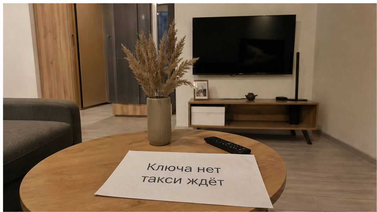 Проверяем код, нажимаем кнопку и тянем дверцу ключницы.