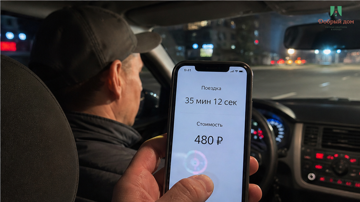 После 35 минут ожидания такси за 480 рублей уезжает, а вход так и не найден.