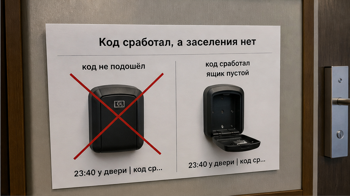 Как устроена ключница: код открывает шторку, но ключ должен лежать внутри.