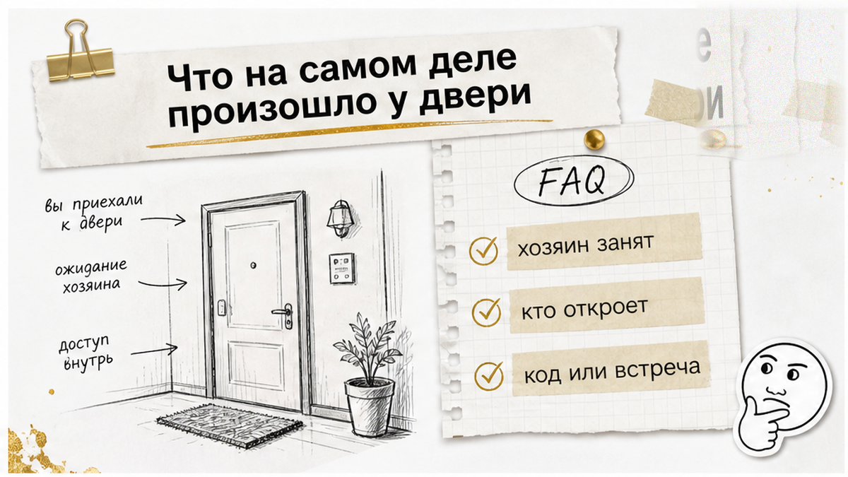 Планшет не подтверждает полномочия — до приезда должно быть ясно, кто встретит.