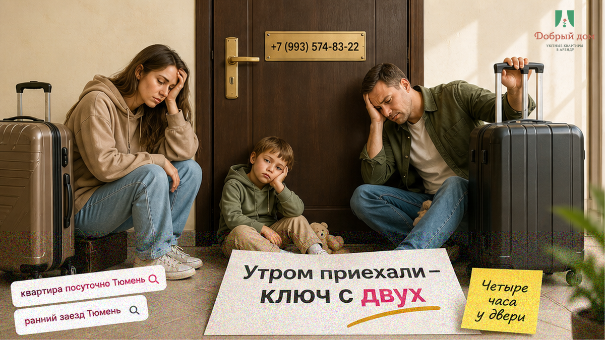 Приехали утром. Четыре часа у двери — ключ только с двух
