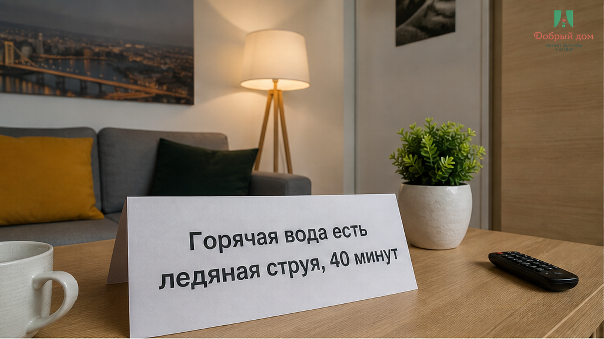 «Горячая вода есть». В душе — ледяная струя, ждать 40 минут
