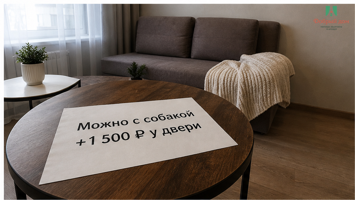 «Можно с собакой» — у двери попросили +1 500 ₽ за породу