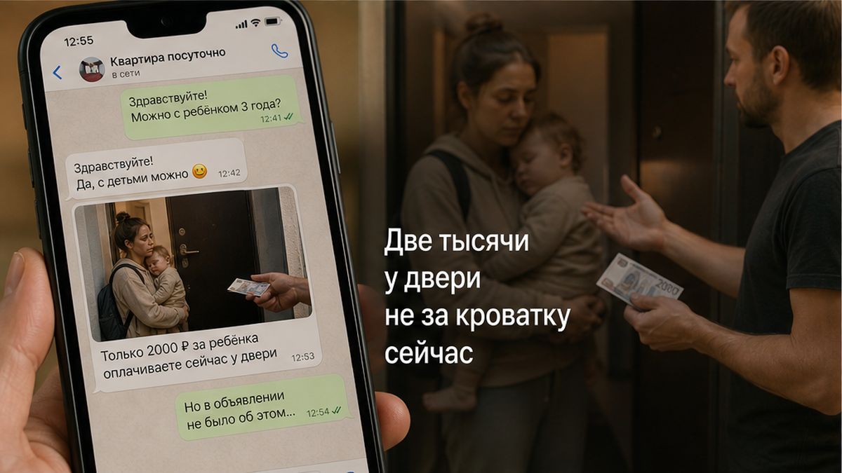 Переписка обещает «можно», а у двери просят две тысячи сразу.