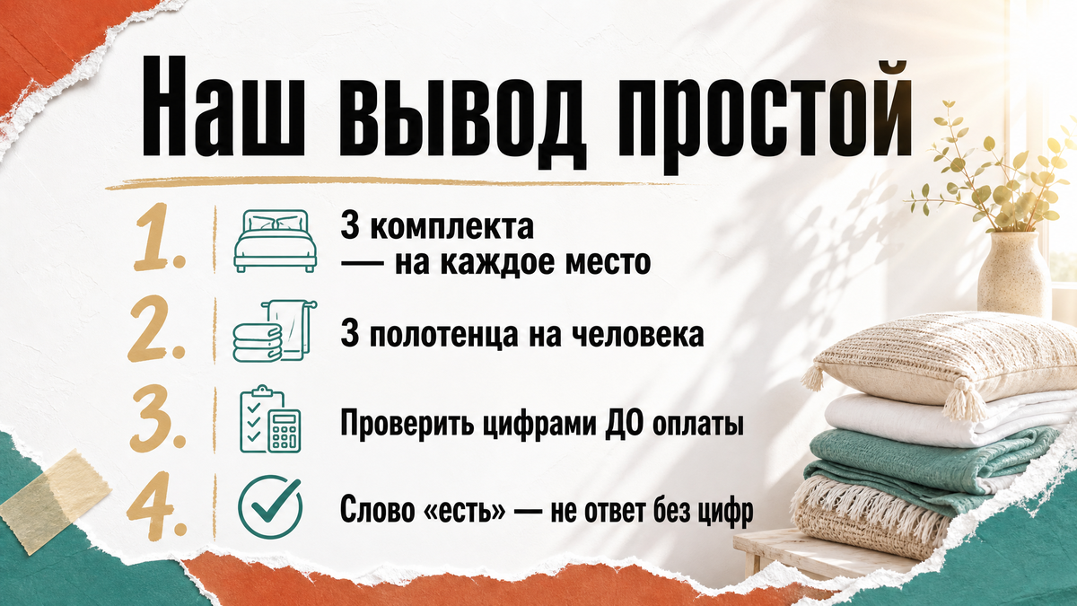 Инфографика: слово «есть» — обещание, которое нужно проверить цифрами заранее.