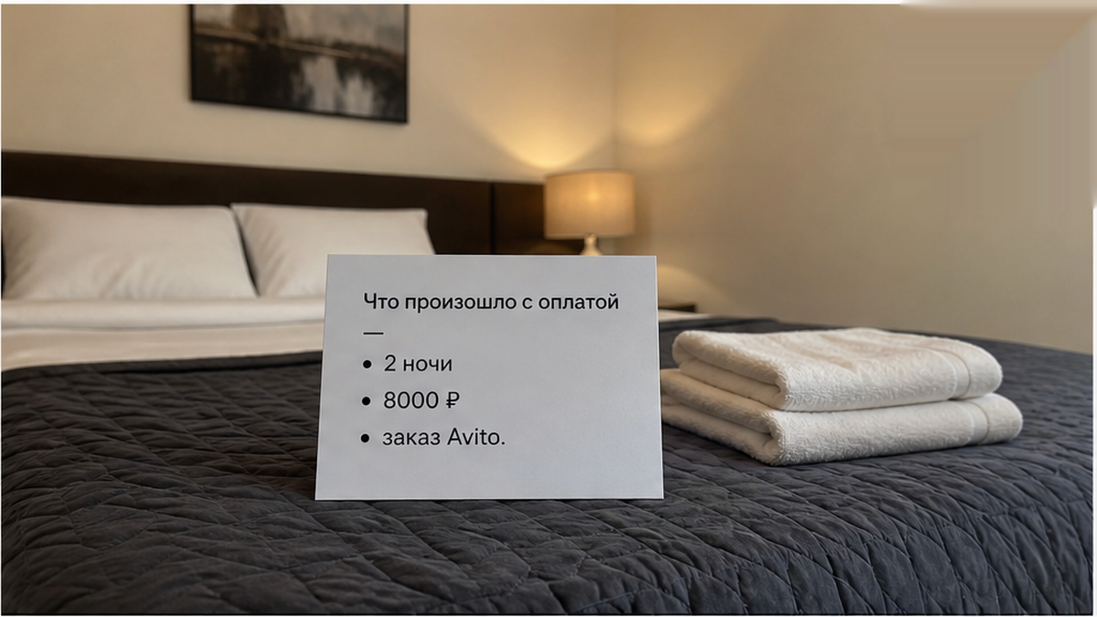 4 200 ₽ списались через Avito — в заказе чек и статус «оплачено».