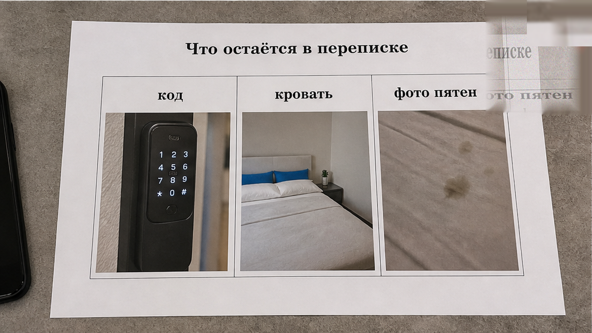 Поднял одеяло — запах, волос на наволочке, фото сразу в чат.