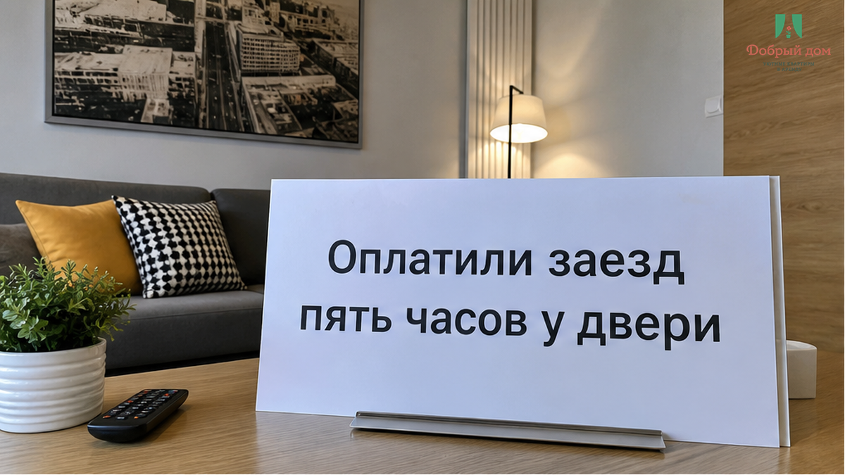 Ранний заезд оплатили. У двери с чемоданом — почти 5 часов ожидания