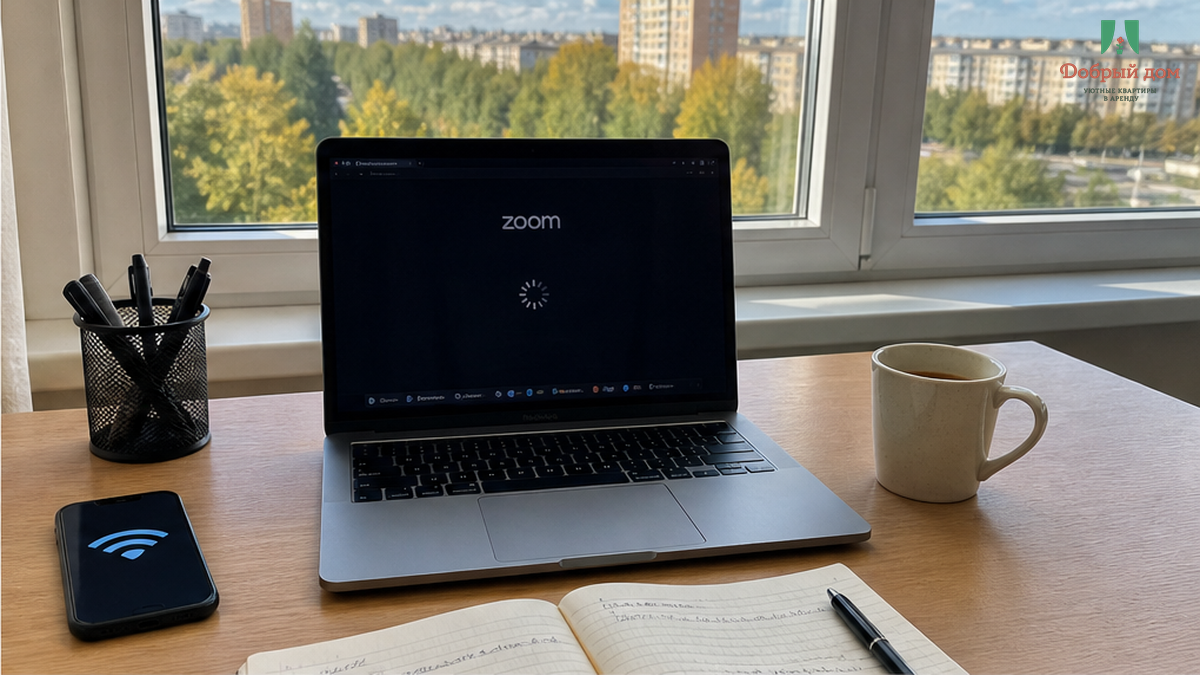 Телефон показывает подключение к Wi‑Fi, но ноутбук на рабочем столе не может нормально провести видеозвонок; сигнал слабый.