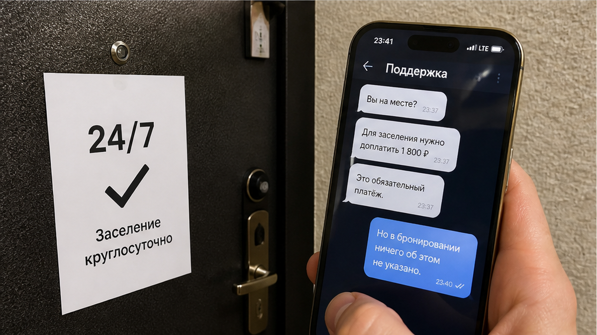 Почему формулировка 24/7 в карточке и доплата в переписке расходятся