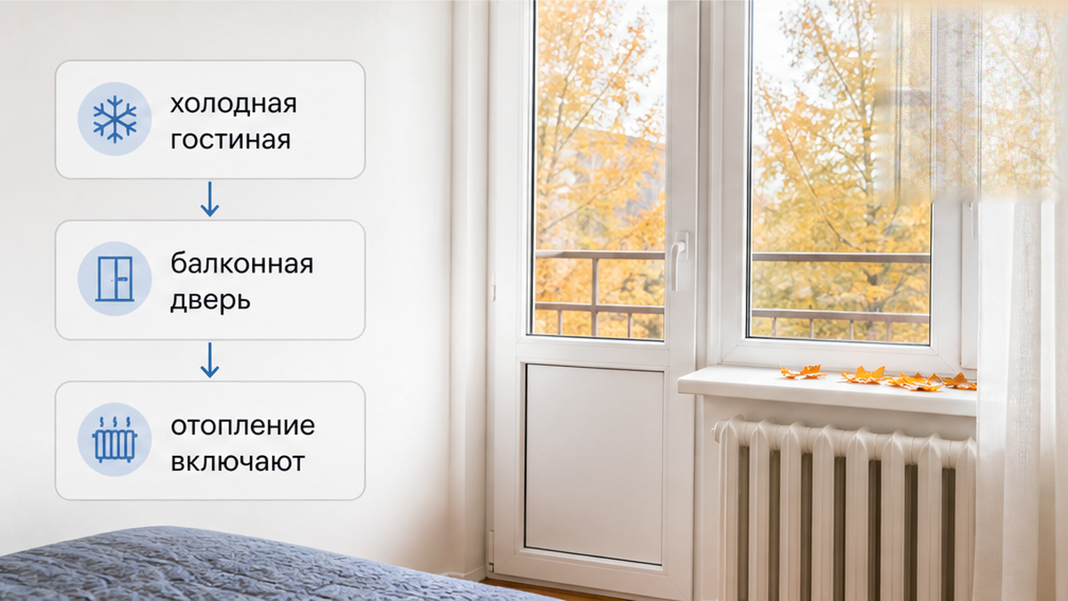 Порядок действий при холодной батарее в посуточной квартире осенью в Тюмени