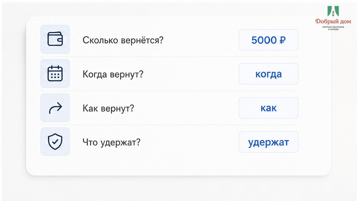 Итог: залог нормален, если правила возврата ясны до перевода — не ждать у вокзала